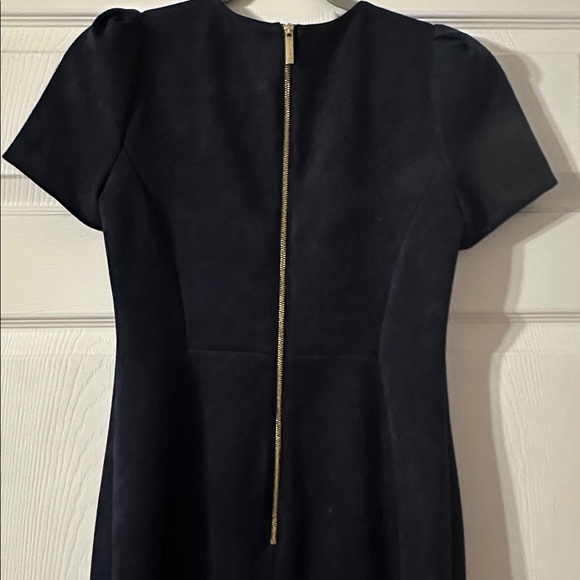 Calvin Klein Dark Blue Mini Dress, suede like material - Picture 5 of 5